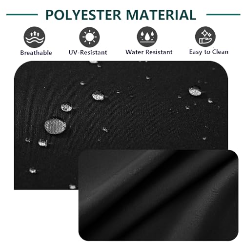 FLYMEI Patio Cushion Covers 20x20x2 Waterproof Outdoor Cushion Cover Replacement 2Packs Outdoor Seat Cushion Slipcover for...