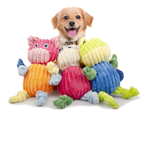 SyChien 3 Pack Squeaky Dog Stuff Set for Small Medium Large Dogs（Pet Use Only）