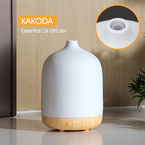 Ceramic Essential Oil Diffusers for Home, Decorative Bedroom Aromatherapy Scent Air Diffuser Ultrasonic Aroma Defusers 250...