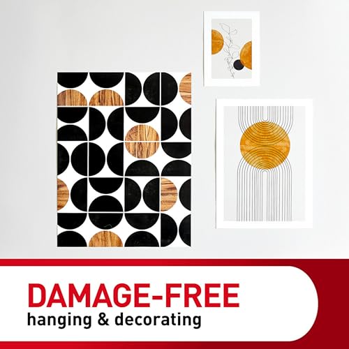 Command Poster Strips Value Pack, 64 Strips Damage-Free Poster Hangers, No Tools Requried, Great for Home, Room, Wall, Off...
