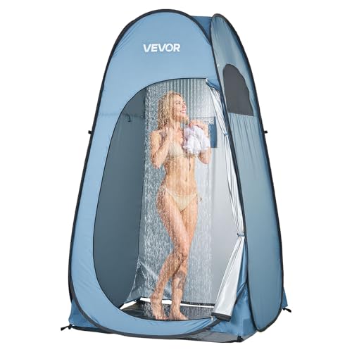 VEVOR Pop up Privacy Tent, Instant Portable Privacy Tent Changing Room with Ground Stakes, Ropes, and Carry Bag, 190T Poly...