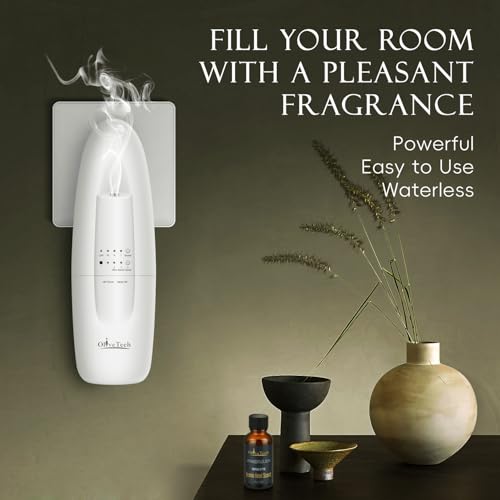 Plug in Scent Diffuser, OliveTech Waterless Essential Oil Diffuser, Cover Up to 500 Sq. Ft., Hotel Collection Diffuser, Ar...