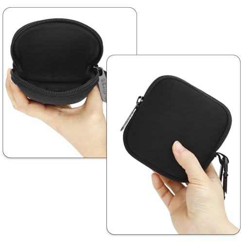 E-Tree 2 Pack Mini Neoprene Pouch Case for Phone Charger Airpods USB Cables Cord ﻿Earphones MagSafe Power Adapter Keychain...