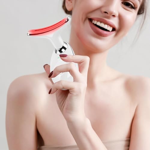 Facial Massager Face and Neck, Face 𝖲 culpting Wand Tool with 7 Color - Birthday, Christmas, Mothers Day, Valentines Day ...