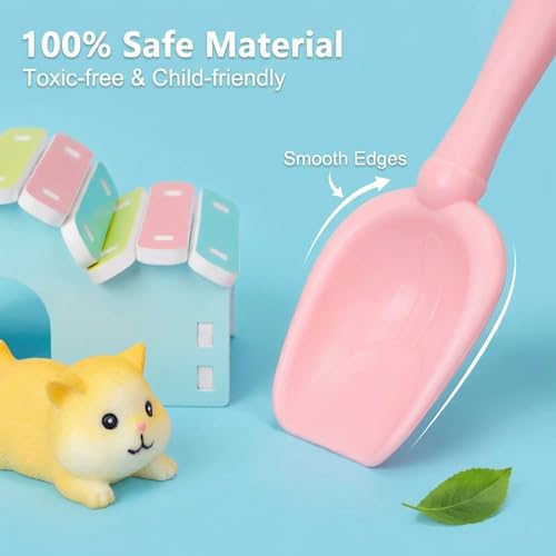 Carolart Pet Sensory Bin,Hamster and Rabbit Habitat,Animal Sensory Sand Kit for Boys and Girls, Pet Sensory Toys,Summer Be...