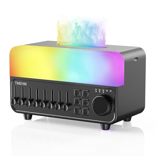 TMEHM 4-in-1 Sleep Sound Machine with White Noise & 8 Nature Sounds, Bluetooth Speaker, Night Light & Aroma Diffuser with ...