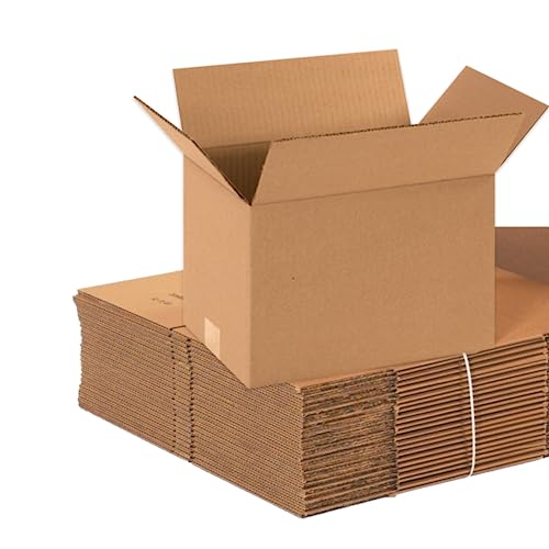AVIDITI 12 x 8 x 8 Corrugated Cardboard Boxes, Small 12"L x 8"W x 8"H, Pack of 25 | Shipping, Packaging, Moving, Storage B...