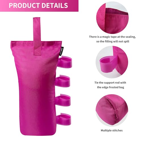 Joramoy Heavy Duty Canopy Weight Bags(120LBS) for Pop up Canopy Tent, Leg Canopy Weights Sand Bags for Instant Outdoor Sun...
