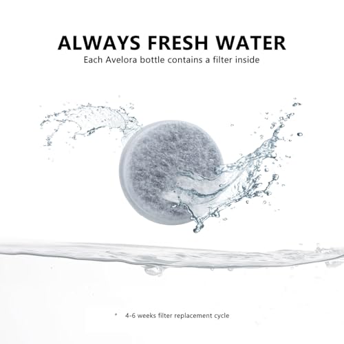 AVELORA Dog Water Bottle with Food Container, Portable Leak Proof Pet Water Dispenser for Walking Hiking Travel, Puppy Ess...