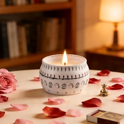 Candle Set for Women Gift, Scented Candles, 6 Pack Large Natural Soy Wax Candles in Tins, Stress Relief Gifts for Women, A...