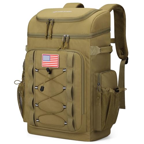 Maelstrom Backpack Cooler,Soft Lightweight Leakproof Cooler Backpack,Men Women 35/50 Can Insulated Cooler Bag,Keeps Hot/Co...