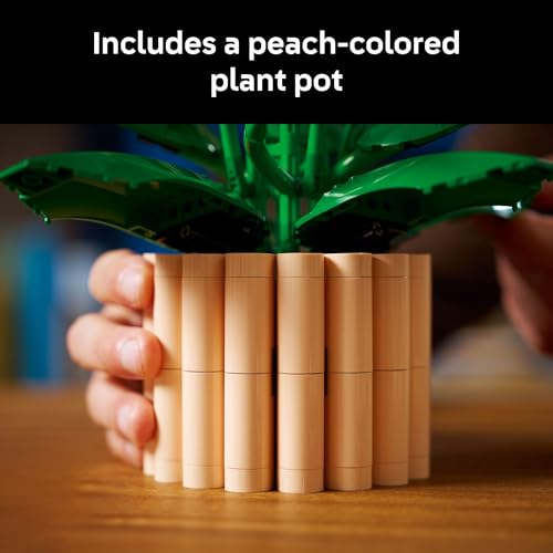 LEGO Botanicals Peace Lily Flower Building Set for Adults - Gifts for Mothers Day - DIY Bedroom, Book Shelf & Office Decor...