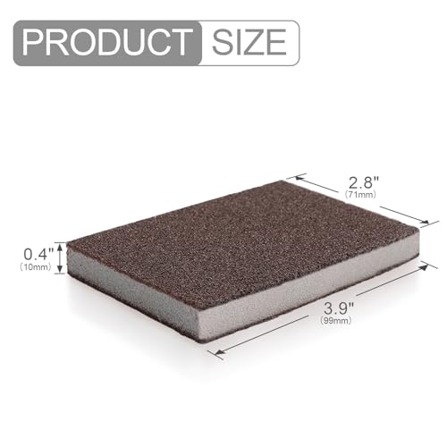 Krisler Carborundum Sponge Nano Emery Sponges Caspian Stone Pot Clean Brush Rust Eraser Grit Scouring Pads Pot Cleaning Pa...