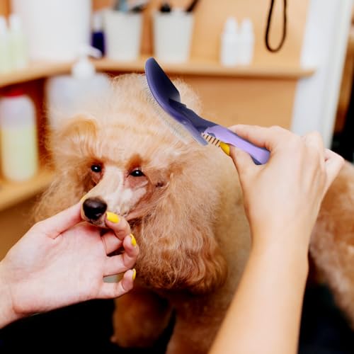 Dog Brush for Poodles,Grooming Brush for Dematting, and Detangle,Dog Brush for Poodles,German Shepherd Hair,Pitbulls,Yorki...