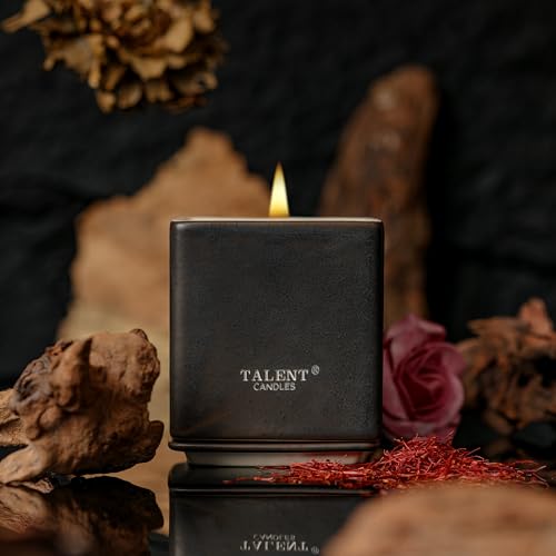 Talent Candles Scented Candles Ceramics Square Cup Long Burn Time Natural Soy Wax Candles Perfect Women & Men Birthday Gif...