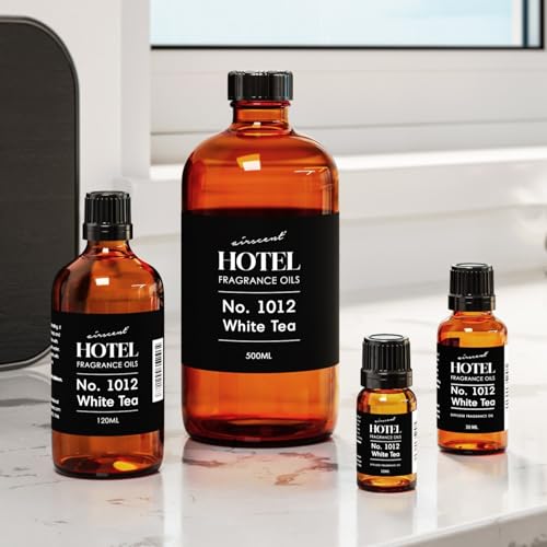AirScent Hotel Diffuser Oil No. 1012 Inspired by The White Tea Hotel Scent - Premium Fragrance Oil for Ultrasonic and Wate...