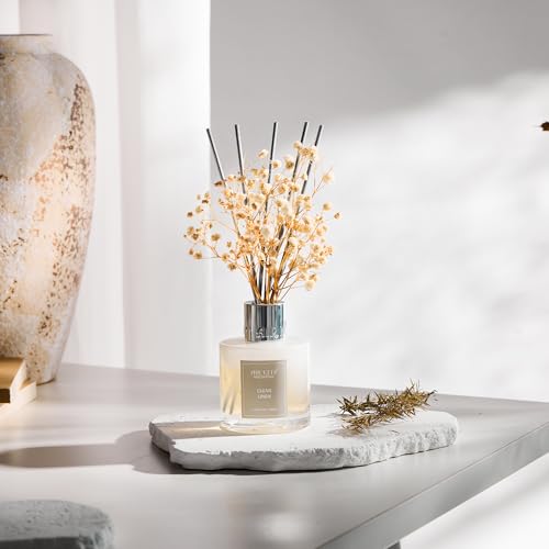 Airkeep Reed Diffuser Set,3.38 fl oz (100 ml) - Clean Linen Oil Diffusers with 8 Reed Sticks,Home Fragrance Reed Diffuser ...