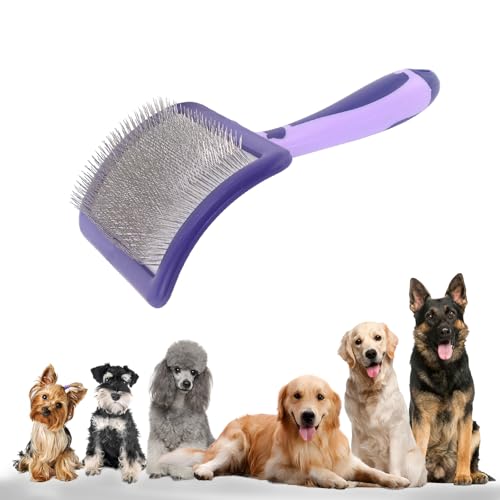 Dog Brush for Poodles,Grooming Brush for Dematting, and Detangle,Dog Brush for Poodles,German Shepherd Hair,Pitbulls,Yorki...