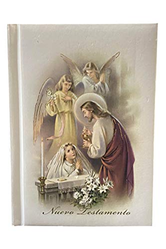 Lito First Candle Set for Girls - White Kit for Holy 1st Communion with Figurine - Spanish