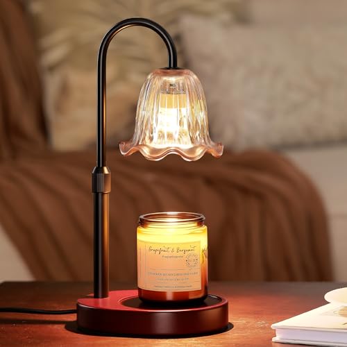 Homelist Dimmable Candle Wax Warmer, Candle Warmer Lamp with Timer for New Home, Mondern Warmers Flower Lamp, House Warmin...