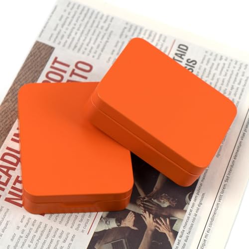 NEETUE 4PCS Portable Travel Cotton Pad Holder & Small Makeup Sponge Storage Box, Bathroom Vanity Canisters Organizer for F...