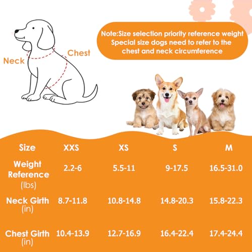 Lukovee Puppy Harness and Leash Set, No Pull Lightweight Soft Suede Adjustable Pet Harness Vest with Snap Buckle for Puppy...