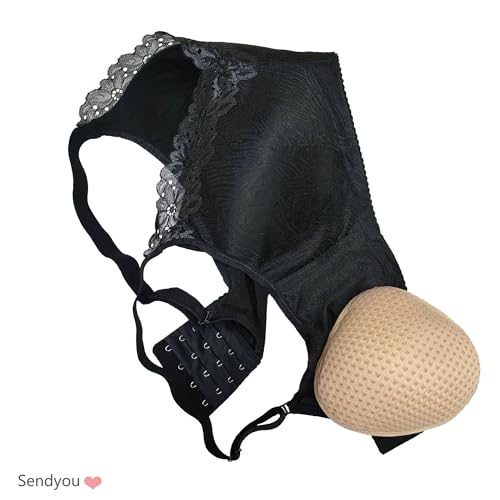 Women Everyday Bra for Mastectomy Silicone Breast Inserts