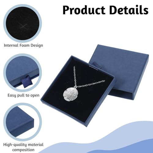 Piriuuo 2 Pack Square Bracelet Box, Cardboard Jewelry Gift Box Necklace Boxes with Lids Small Gift Boxes Pendant Storage C...