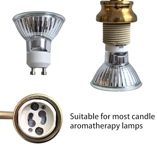 MOFALA 50W Candle Warmer, Adjustable Temperature Height Candle Warmer Lamp, Bedroom Safe Candle Heater with 2 Bulbs for Ca...