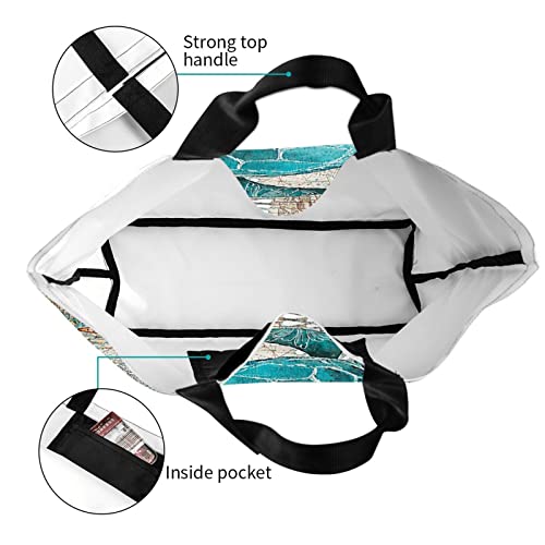 AZJOYLIFE Tote Bag for Women Large Beach Bag Reusable Grocery Bags Handbag for Travel Shopping
