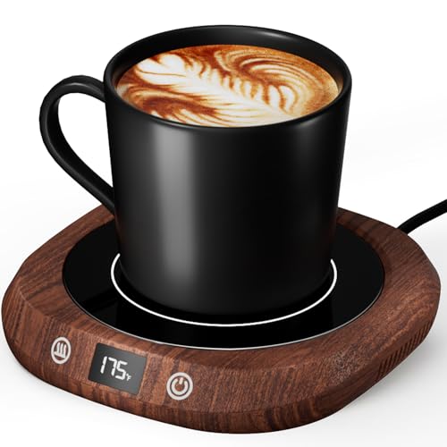 Coffee Mug Warmer - Coffee Cup Warmer for Desk Auto Shut Off, Smart Electric Candle Warmer Beverage Warmer for Coffee, Te...