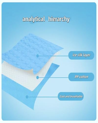 Neuqiho Dog Cooling Mat, 28x22in Pressure Activated Cooling Pad for Small Dogs & Cats, Durable Scratch-Resistant Pet Chill...