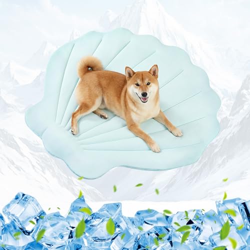Tivray Dog Cooling Mat, 40'' × 40'' Large, Q-Max>0.4 Self-Cooling Mat for Dog, (Cool & Warm) Double-Sided Pet Cool Pads fo...