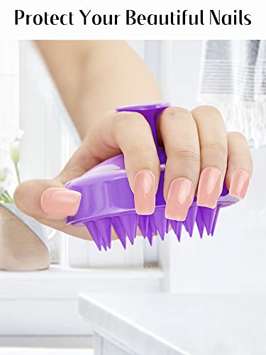 HEETA Scalp Massager Hair Growth, Soft Silicone Scalp Scrubber Shampoo Brush for Exfoliation, Dandruff Removal Head Massag...