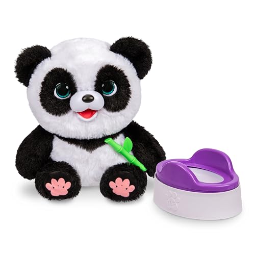 Little Live Pets My Baby Panda ChuChu Plush - Interactive Sounds, Feeding, Potty Dance - Ages 4+