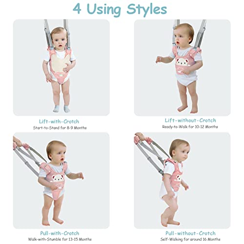 Ocanoiy Baby Walking Harness Handheld Baby Walker Assistant Belt Adjustable Toddler Infant Walker Harnesses Standing Up an...