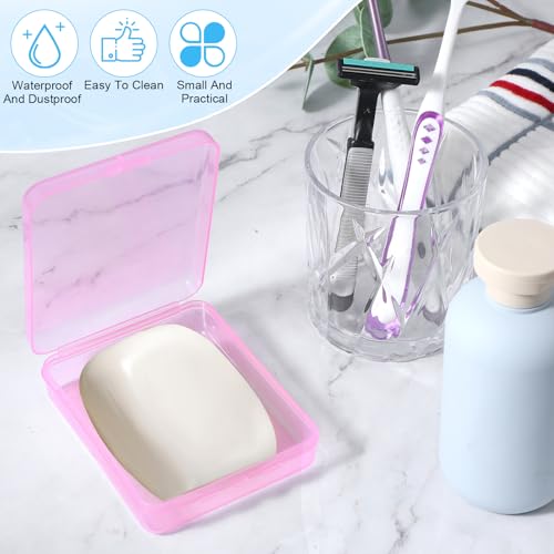 Portable Travel Cotton Pad Holder 3 Pcs Travel Qtips Case Cotton Pad Holder Travel Dispenser Cosmetic Sponge Storage Box C...