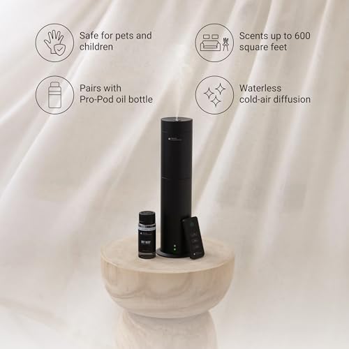 Hotel Collection-Studio Pro Essential Oil Diffuser-600 sq ft Coverage - Portable with Remote-Cold-Air Diffusion Technolog...