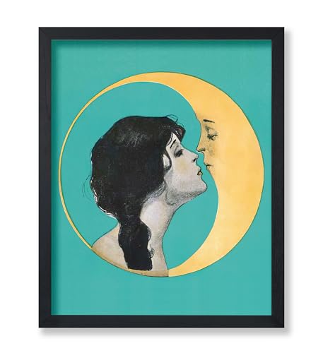 Poster Master Vintage Dear Old Dixie Moon Print - Celestial Poster - Woman Art - Lunar Gift for Him & Her - Great Wall Dec...