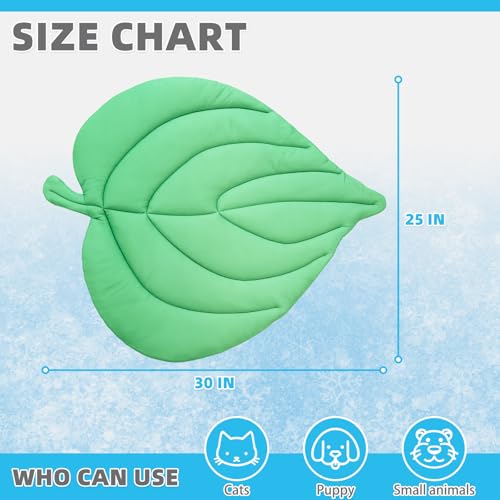 KOOLTAIL Upgrade Cat Self Cooling Mat for Summer, Reversible Thicken Pet Sleeping Blanket Pad Kennel Reusable Washable Wat...