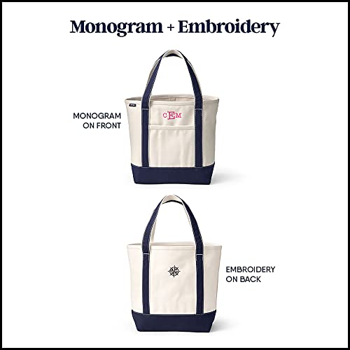 Lands' End Open Top Canvas Tote Bag