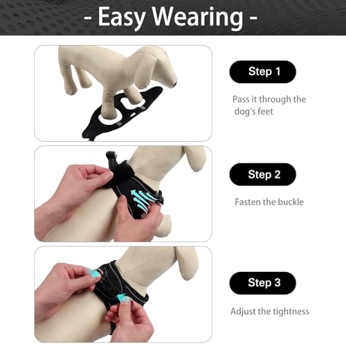 Dog Harness for Small Dogs, Small Dog Harness and Leash Set, Honeycomb Grid, Reflective Lightweight Harness & Anti-Twist P...