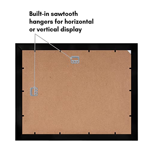 Americanflat 5x7 Double Picture Frame with Shatter-Resistant Glass - Fits Two 5x7 Photos or Use as One 11x14 Picture Frame...