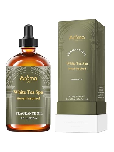 White Tea Spa — A Hotel-Inspired Diffuser Oil, Hotel Diffuser Oil for Diffuser for Home Fragrance Oil for Ultrasonic and W...