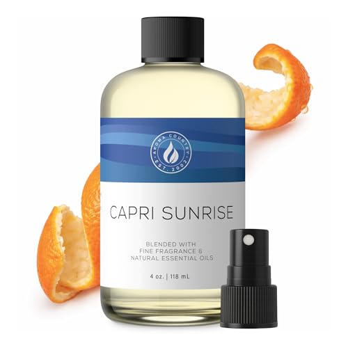 Aroma Country Capri Sunrise Diffuser Oil - Volcano Inspired - Luxury Essential Oils for Diffuser Refill & Air Freshener Ro...