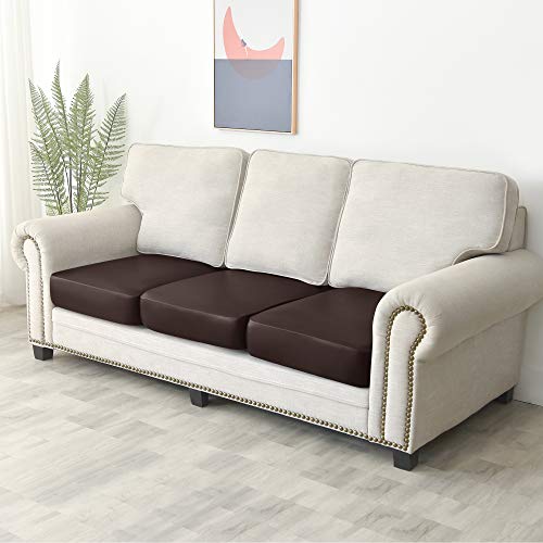 Yates Home PU Leather Couch Sofa Cushion Slipcover Water-Proof Elastic Chair RV Seat Covers Loveseat Sofa Furniture Protec...