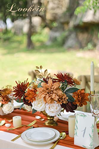 Lookein Artificial Flowers for DIY Wedding Decoration Bridal Bouquet Table Centerpieces Flower Garland Arch Flower Decorat...