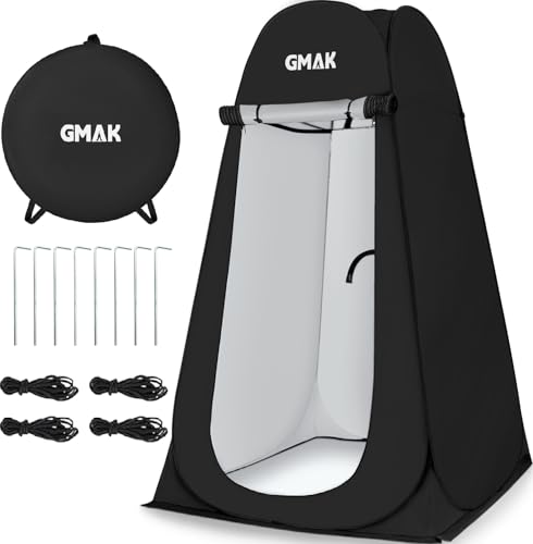 GMAK Pop Up Privacy Shower Tent, Portable Pop Up Beach Dressing Changing Room UV/Rain Outdoor Privacy Shelter Camping Ten...