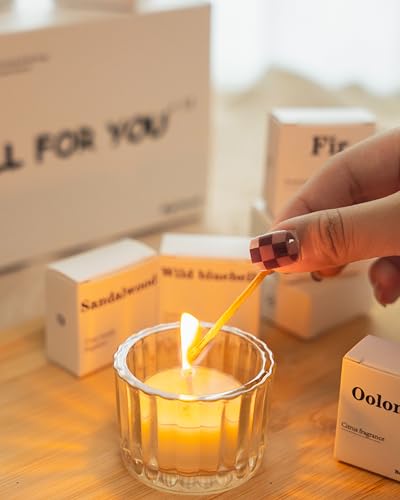 Mgchayoli 12 Pack Candles Gifts Set for Women Candles for Home Soy Scented Candles 35 Hour Burn Time Aromatherapy Candle G...