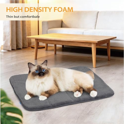 ZAKAPAWS Dog Crate Pad for Small Dogs - 24x18 Memory Foam Dog Bed, Washable & Anti-Slip Dog Bed Mat, Ultra Soft Kennel Pad...